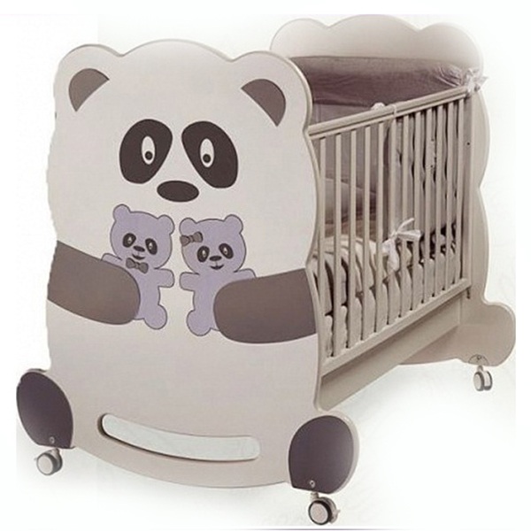 Кровать качалка Feretti Velvet панда