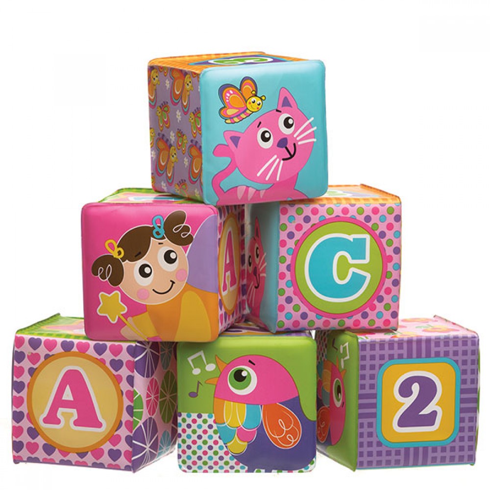 Мягкие развивающие кубики Playgro арт. 0184164
