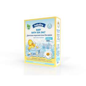 Соль для ванн Детская 500г (2 фильтра-пакета х 250г) Babyline арт.3001995