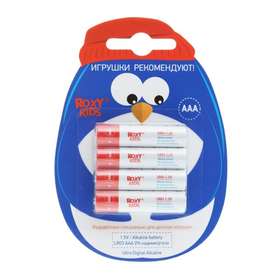 Элементы питания ROXY-KIDS Ultra Premium Digital Пингвин (4 шт. AAА) арт. R-LR03-4