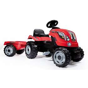 Трактор педальный с прицепом Smoby Farmer XL с прицепом, красный  арт. 710108