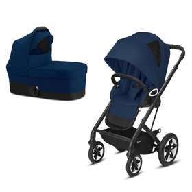 Коляска Cybex Talos S 2 в 1 Black Frame Navy Blue