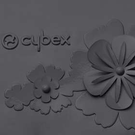 Коляска 3 в 1 Cybex Priam Simply Flowers Dream Grey на шасси Rose Gold