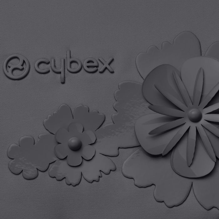 Коляска 2 в 1 Cybex Priam Simply Flowers Dream Grey