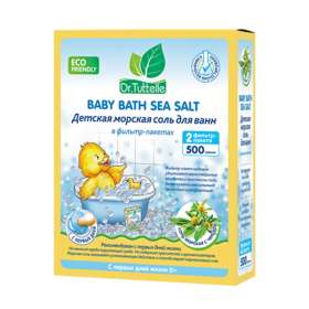 Детская морская соль для ванн с чередой Dr.Tuttelle, 500г, арт.DT081