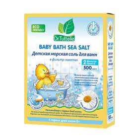 Детская морская соль для ванн с ромашкой Dr.Tuttelle, 500г, арт.DT082