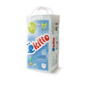Ультратонкие и лёгкие трусики-подгузники Ekitto Ultra Light M (5-10 кг) 50 шт
