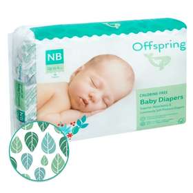 Offspring подгузники Newborn до 4 кг 56 шт. расцветка в ассортименте