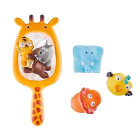 Набор игрушек для ванной с сачком "Сафари"  ROXY-KIDS  арт. RRT-813