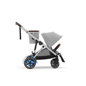 Прогулочная коляска Cybex e-Gazelle S Stone Grey (Silver Frame)
