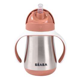 Поильник термос 250 мл Beaba, 8 мес+ (Terracotta) арт.913587