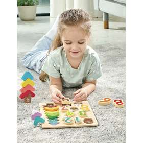 HAPE Пазл Цвета и цифры E1657_HP