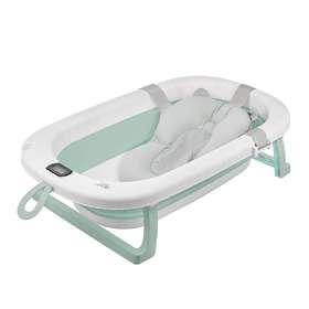 Roxy-Kids Ванночка складная с матрасиком, цвет зеленый RFB-11-G