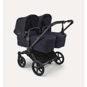 Bugaboo Donkey 6 Twin комплект коляски Black/Deep Indigo