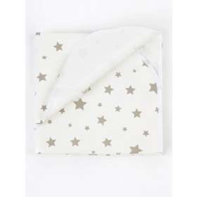 Клеёнка-наматрасник подкладная 68х100 см, цвет серые звезды R-0070