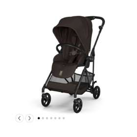 Прогулочная коляска Cybex Melio Carbon, Chocolate Brown