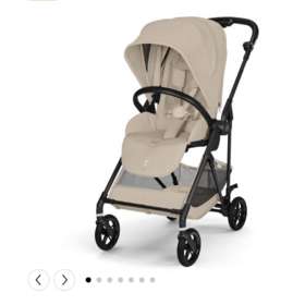 Прогулочная коляска Cybex Melio Carbon, Almond Beige