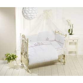 Комплект для кроватки Feretti Vintage Flowers (6 предметов) white