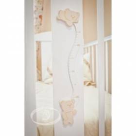 Детская кроватка Можга (Красная звезда) Агата С-719 декор-ростомер №11 Мишки (шоколад)
